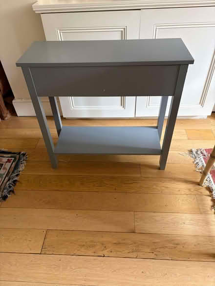 Photo of free Blue side table with 2 drawers (Ravenscourt Park W6) #2