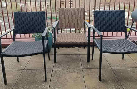 Photo of free Garden chairs x3 (SE10, West Greenwich) #1