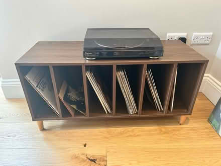 Photo of free Low board record cabinet/TV stand (Stroud Green N4) #1