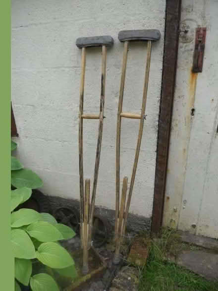 Photo of free 'Vintage' wooden crutches (The Bog SY5) #1
