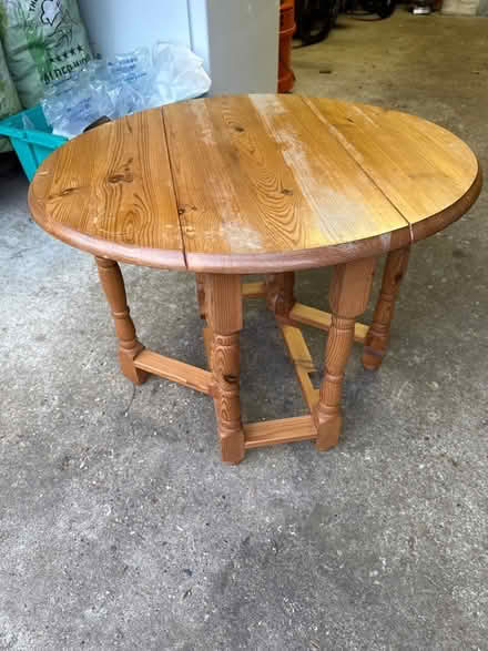 Photo of free Folding pine side table (Seer Green HP9) #3