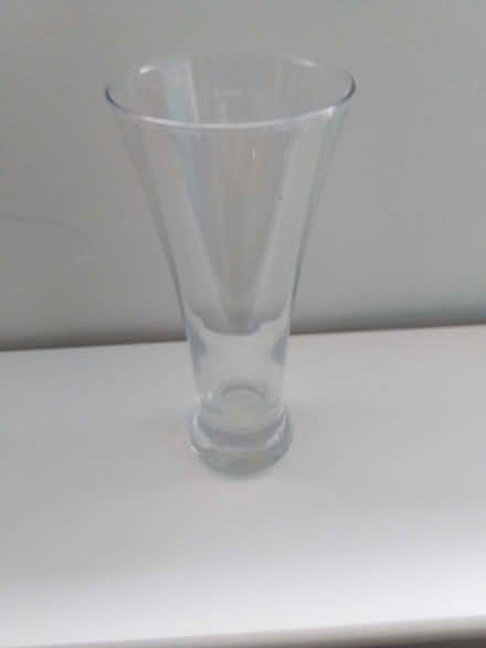 Photo of free Three plain glass vases (Baldock SG7) #1
