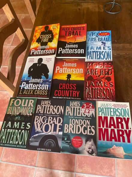 Photo of free James Patterson books (East Ham E6) #1