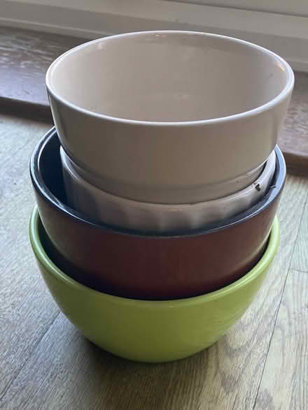 Photo of free Four Ceramic Plant Pot Holders (Bussage GL6) #1