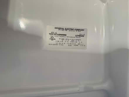 Photo of free 18 Cubic Foot GE refrigerator (By WJHS) #1