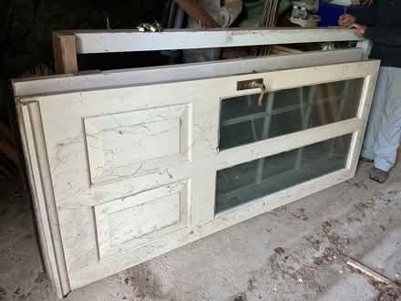 Photo of free Pair of external hardwood doors (Clunton SY7) #1