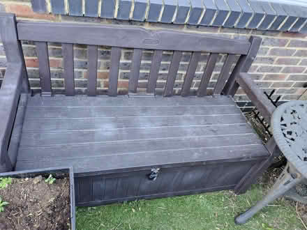 Photo of free Keter garden bench and storage (Rafborough GU14) #1
