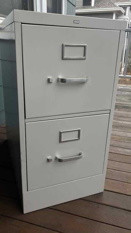 Photo of free 2 drawer file cabinet (Jamaica Plain MA) #1