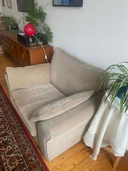 Photo of free Dark beige arm chair (Glasgow Woodlands G3) #2