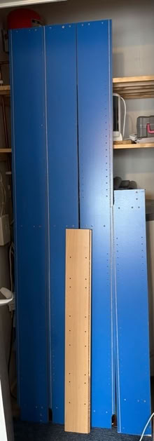 Photo of free Five blue shelves (Seal TN15) #2