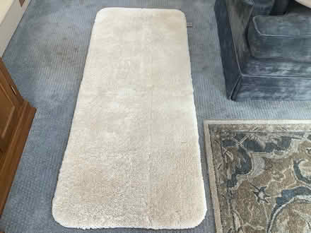 Photo of free 5 ft.x2 ft. Light beige Bath rug (Newtown Square -) #1