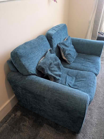Photo of free Blue sofa and armchair (Elm Grove BN2) #3