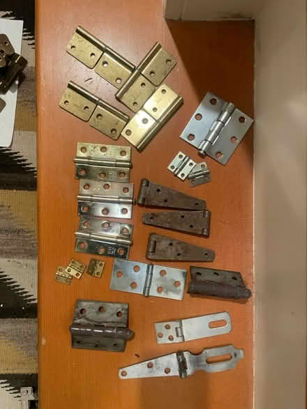 Photo of free Cabinet, box, and door hardware (UVillage area) #1