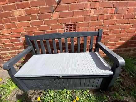 Photo of free Garden storage bench (Harborne B17) #1