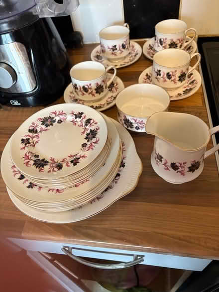 Photo of free Vintage bone china tea set (Woodhouse sheffi S13) #1