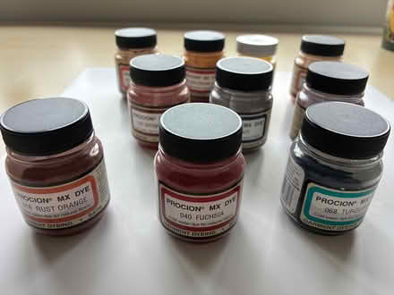 Photo of free Procion MX dyes for fabric dyeing (West Byfleet) #1