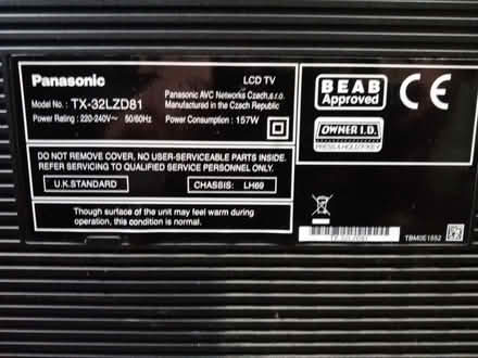 Photo of free Panasonic 42" spares TV not working (CV6) #1