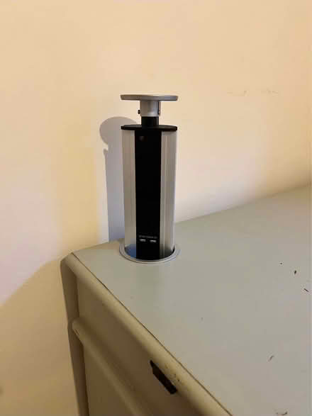 Photo of free Solid wooden desk with charging unit (Camberley GU15) #4