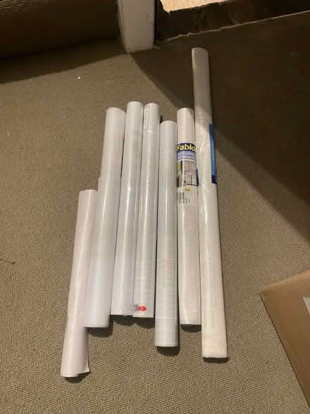 Photo of free Wood and clear vinyl rolls (Fulham Palace Road W6) #3