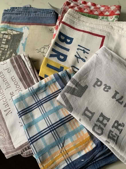 Photo of free 6x vintage linen tea towels (City Centre NR3) #1