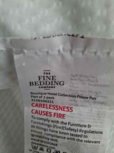 Photo of free 2 pillows (Holland on Sea) #1