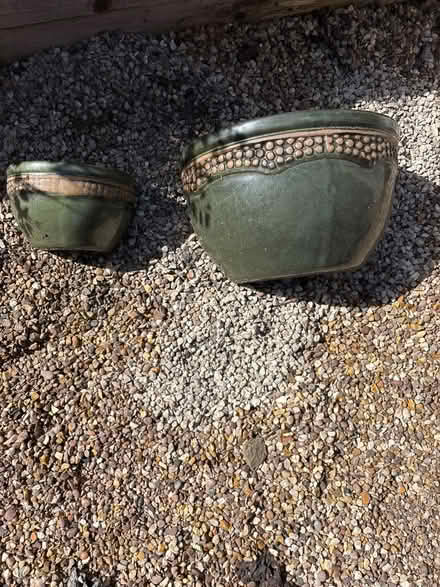 Photo of free Green pot planters (M23 Northern Moor) #2