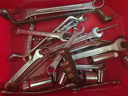 Photo of free misc metal spanners etc (Woodside WD25) #1