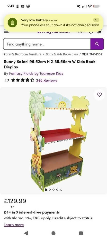 Photo of Toddler or child style bookcase (Goffs Oak EN7) #1