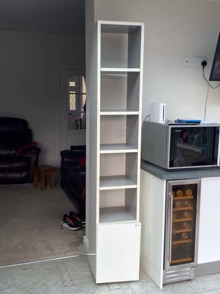 Photo of free White shelving unit (Stoke Heath B61) #1