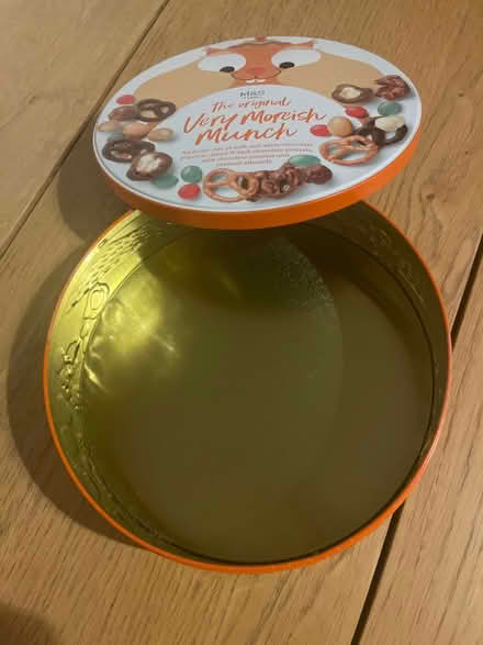 Photo of free Round metal tin (North Moreton) #2