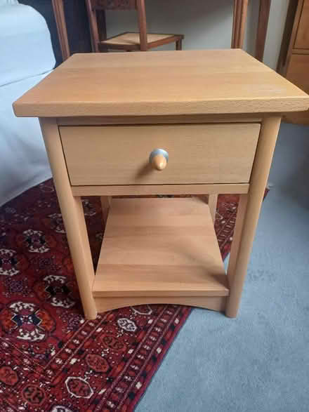 Photo of free Beech bedside table (Moor Park HA6) #1