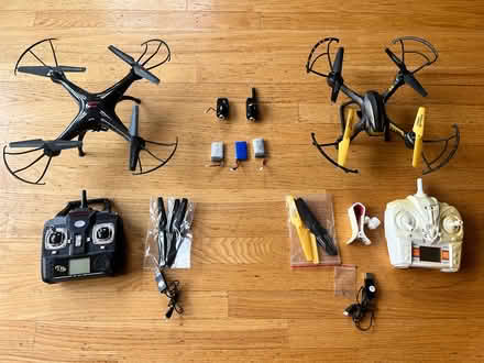 Photo of free 2 quadcopters - condition unknown (Lawrence Expwy & Monroe Street) #1