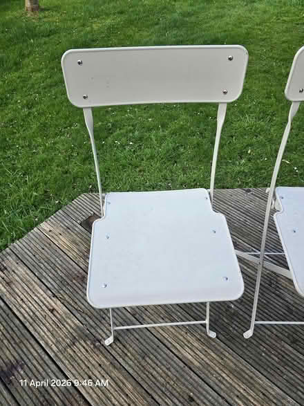 Photo of free 2 garden chairs (Drumcondra) #4
