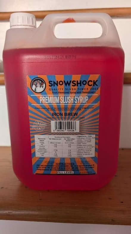 Photo of free 5 litres of slush syrup Iron Brew (Headington OX3) #1