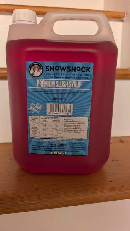 Photo of free 5 litres slush syrup: strawberry (Headington OX3) #2