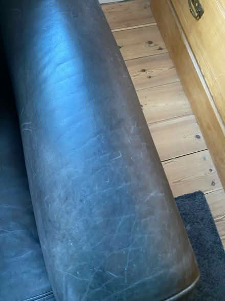 Photo of free 1 Laura Ashley Leather Armchair (Muswell Hill, London N10) #3