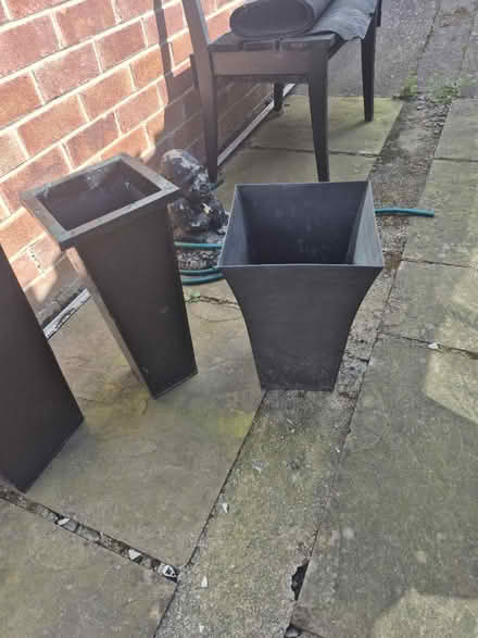 Photo of free Selection of outdoor metal pots (Parsons cross S5) #4
