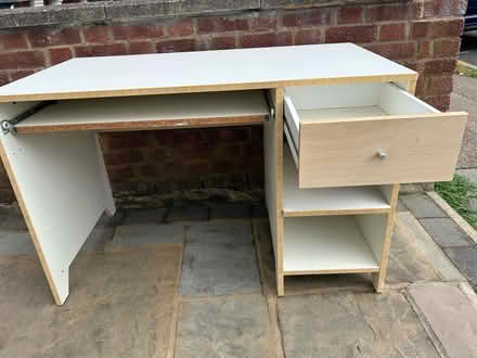 Photo of free White Ikea Desk (kingston upon thames, KT2) #2