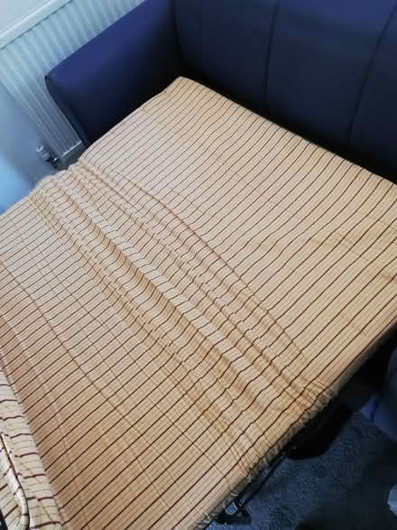 Photo of free Dark blue double sofabed (Sheffield S12) #2