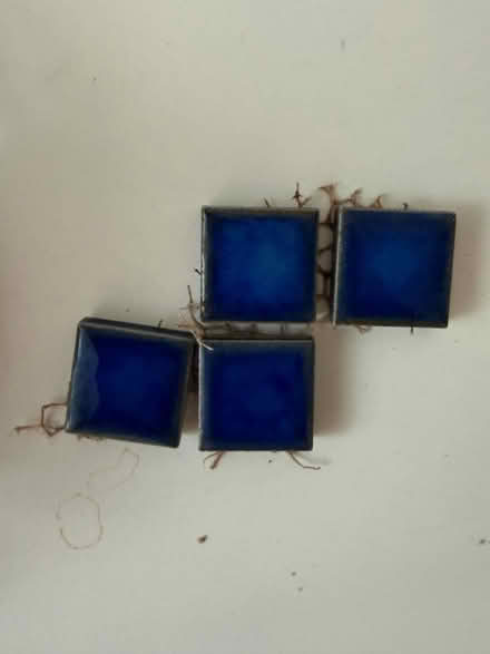 Photo of free Bag of dark blue mosaic tiles (Salford M30) #1
