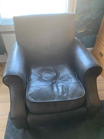 Photo of free 1 Laura Ashley Leather Armchair (Muswell Hill, London N10) #2