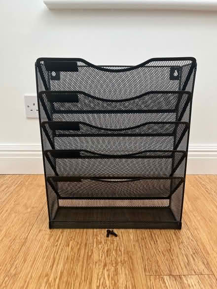 Photo of free Metal organiser - black (Hook Heath GU21) #1