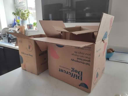 Photo of free Cardboard boxes and wool packaging (Barry CF62) #1