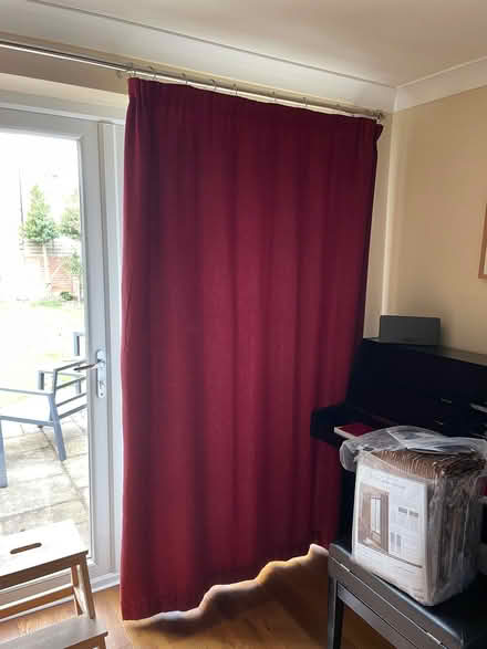 Photo of free Red curtains (Top Amersham HP6) #1
