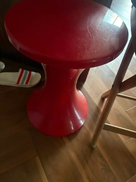 Photo of free Red habitat stool (Vauxhall) #1