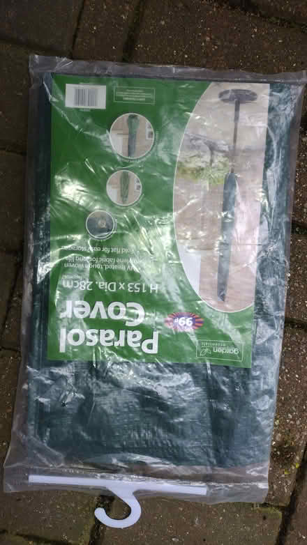 Photo of free Parasol cover for garden parasol (Longbarn WA2) #1