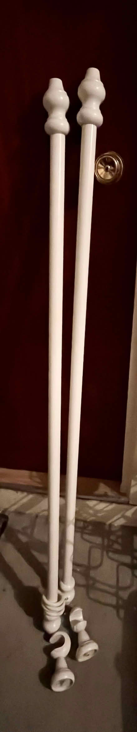 Photo of free White wooden curtain rails (Ealing Hanger Lane) #1