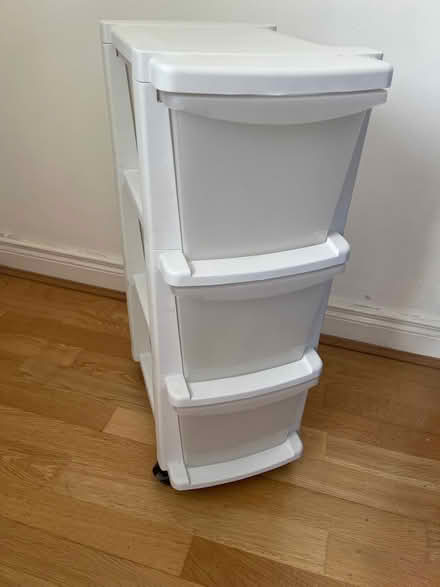 Photo of free Plastic storage on wheels (Swords) #1