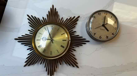 Photo of free 2 vintage wall clocks. For repair (Larkhall) #1