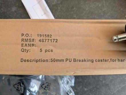 Photo of free Set of 5 x 50mm castors (Oxford OX4) #3